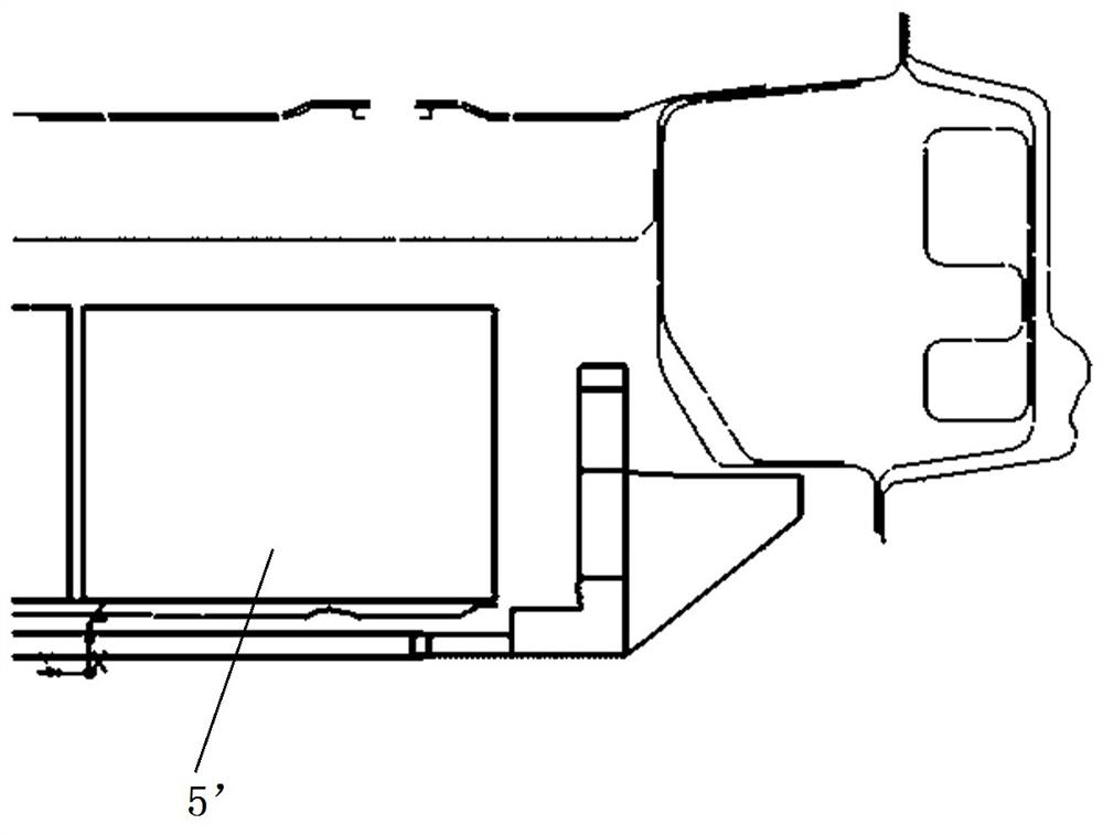 Anti-collision tray frame beam structure of power battery energy storage system and production method thereof