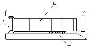 Self-discharging car for inclined shaft