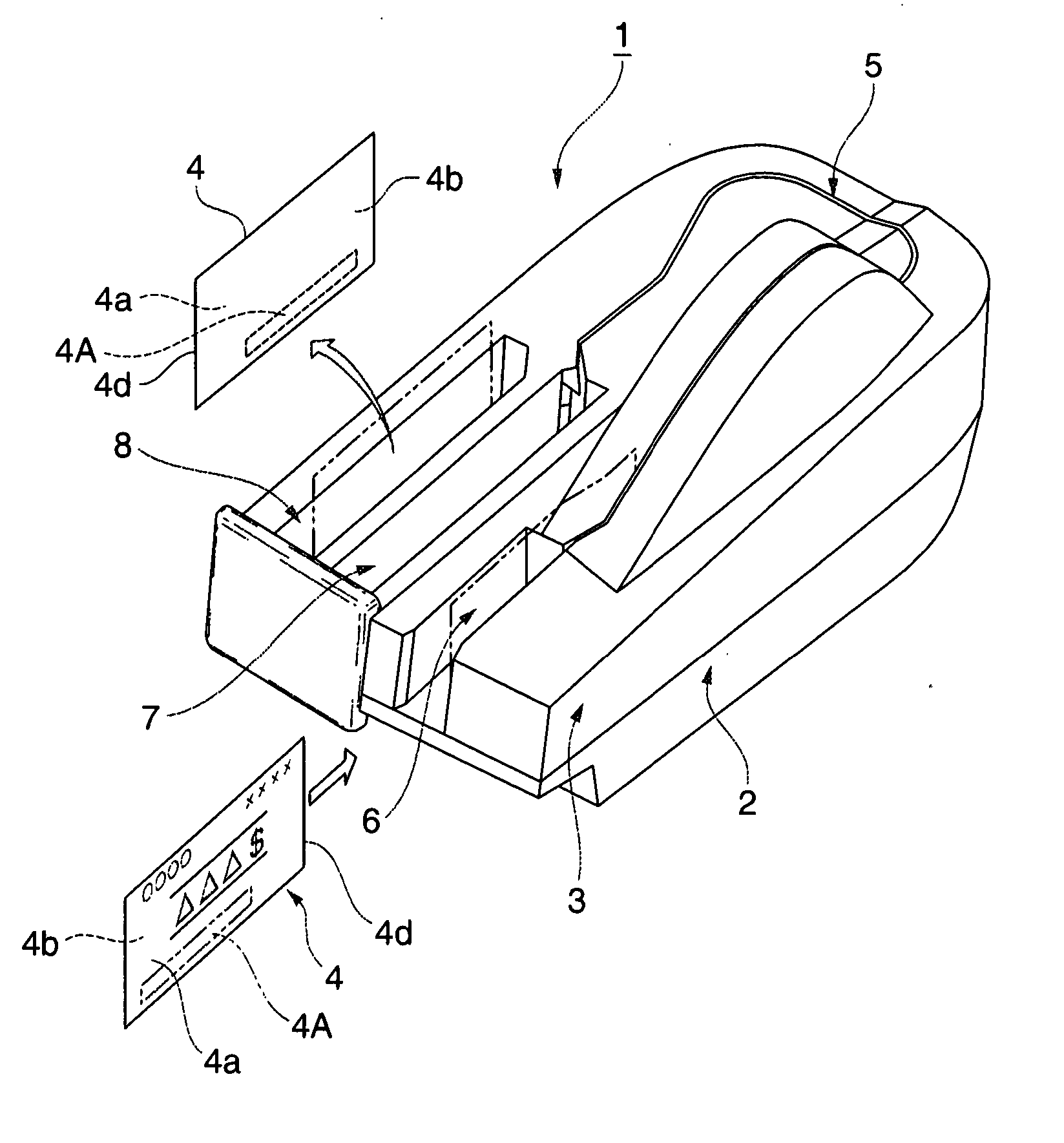 Processing method and apparatus for recording media having printed magnetic ink characters