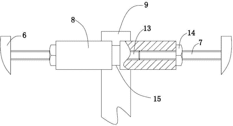 Stiffness test bench device of debugging engine hood and use method thereof