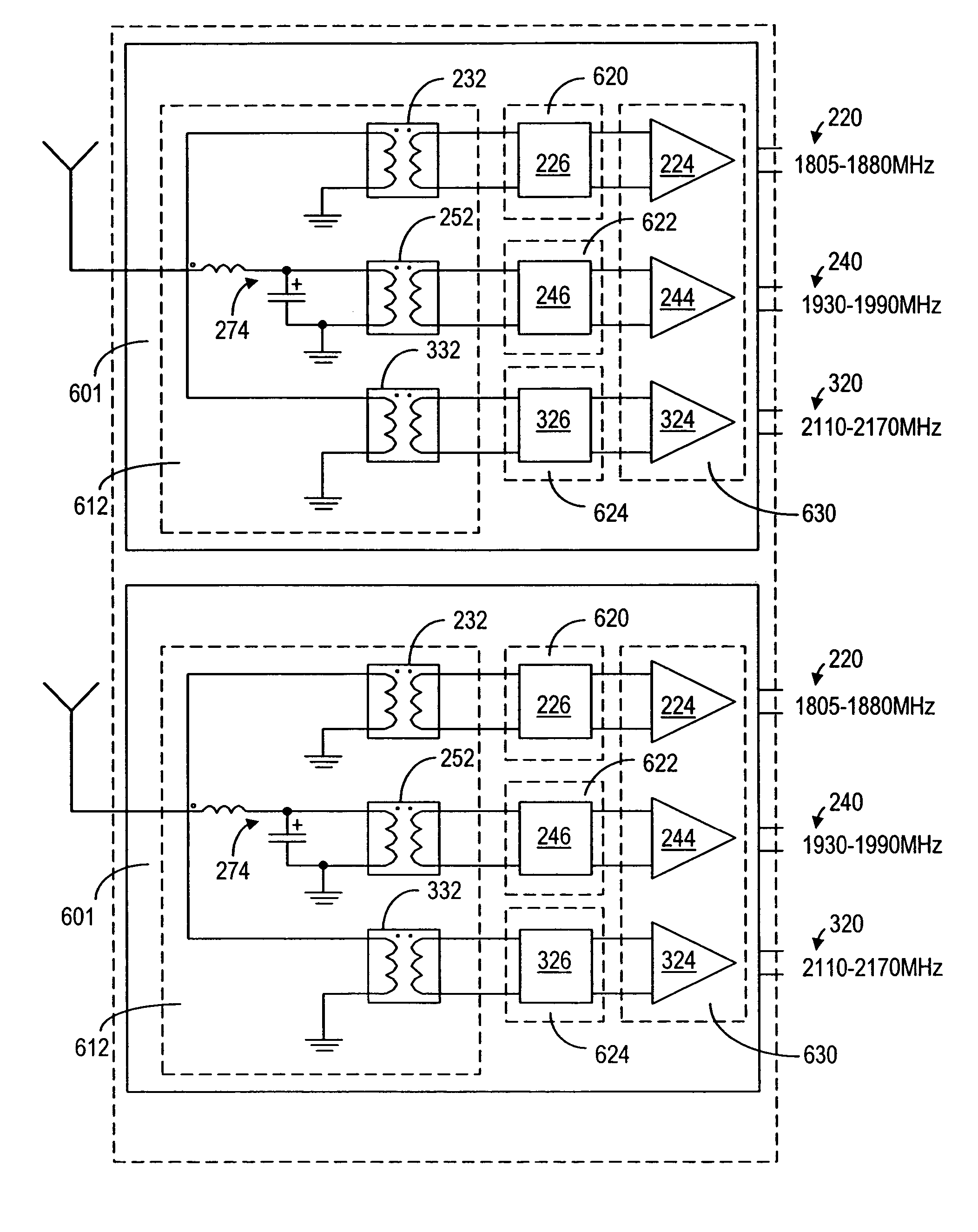 Multiband multimode communication engines