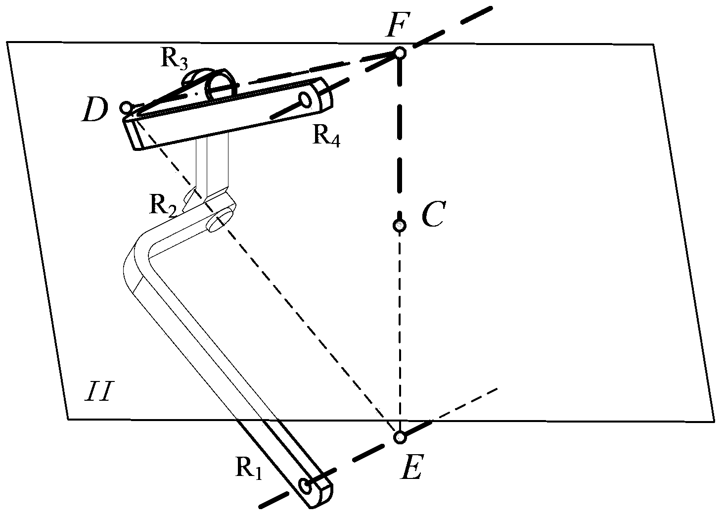 Two-degree-of-freedom equal-diameter sphere pure-rolling parallel rotating mechanism