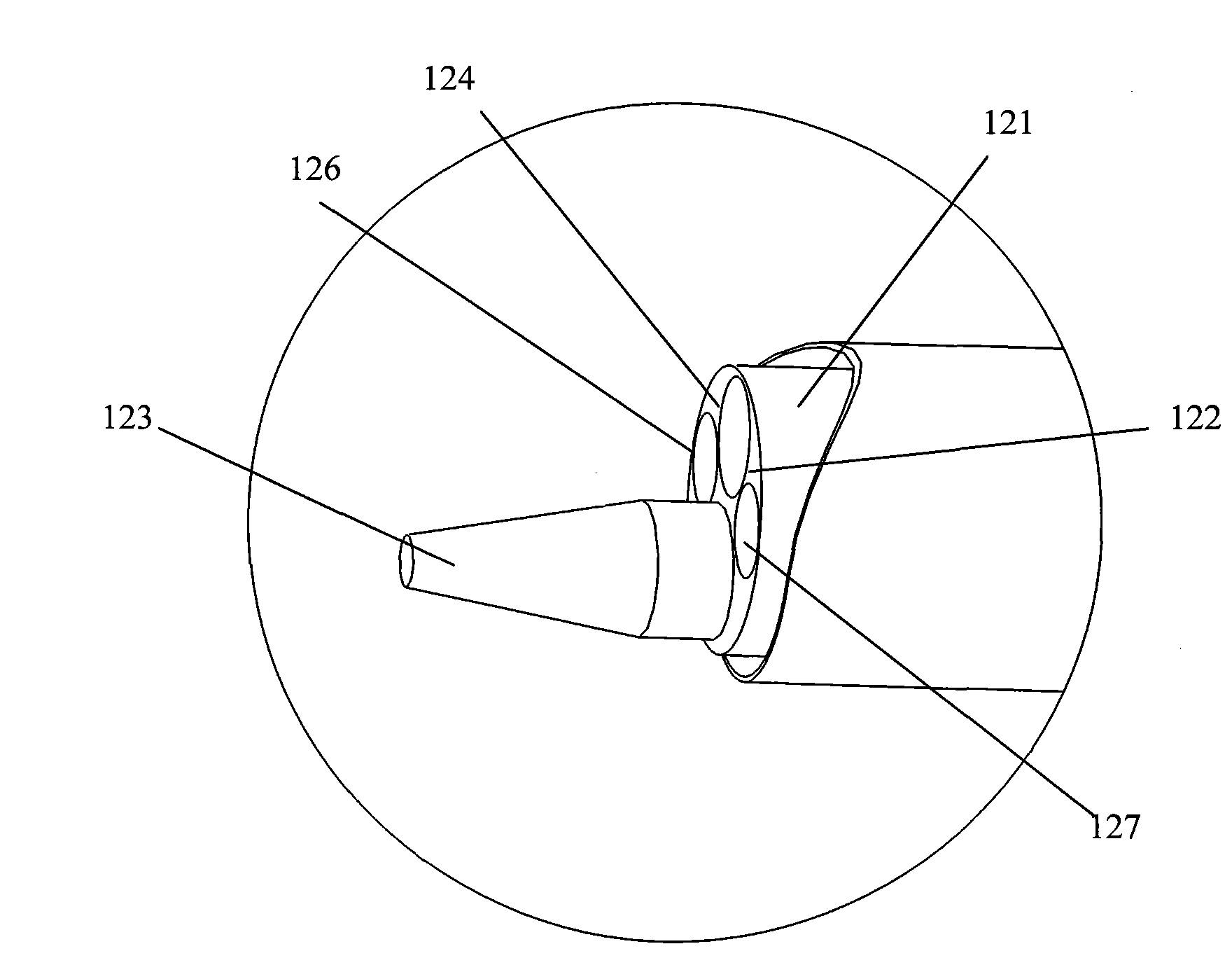 Integral hard ultrasonic hysteroscope system