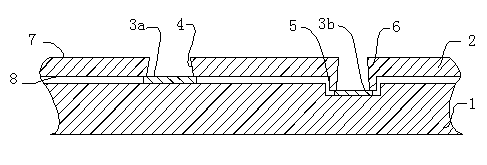 A production method for a step stencil