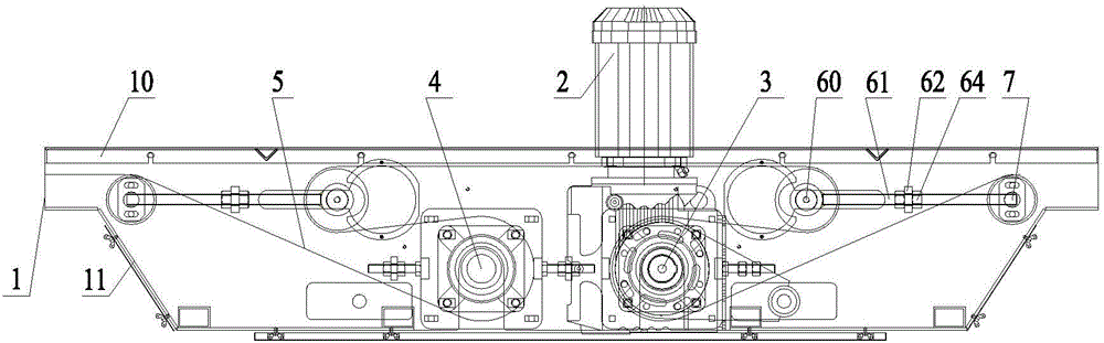 Dual-drive device and conveying equipment comprising same