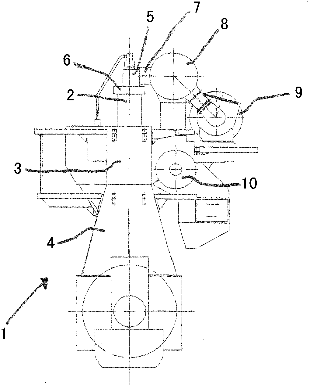 An internal combustion engine with control of fuel gas injection pressure