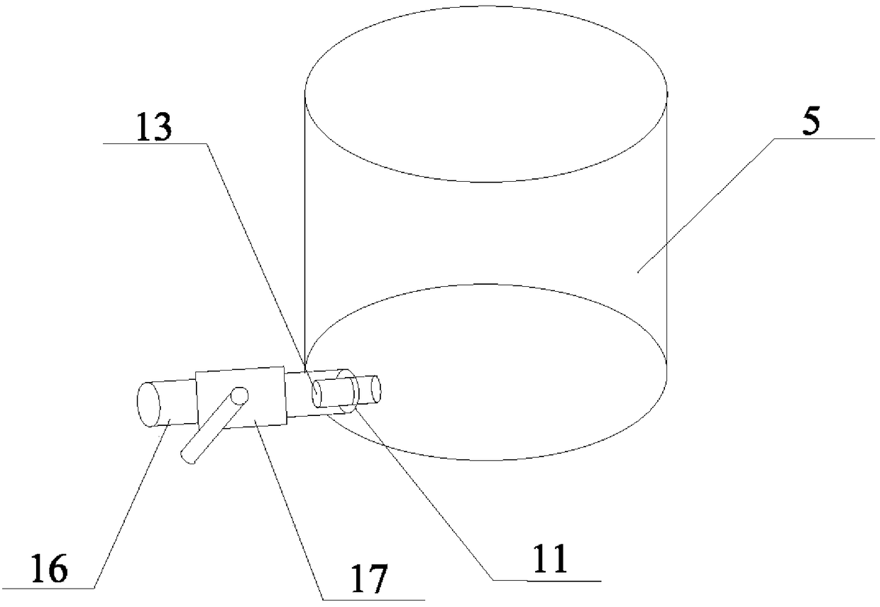 Heat exchange device for energy pile used under winter working condition and heat exchange method thereof