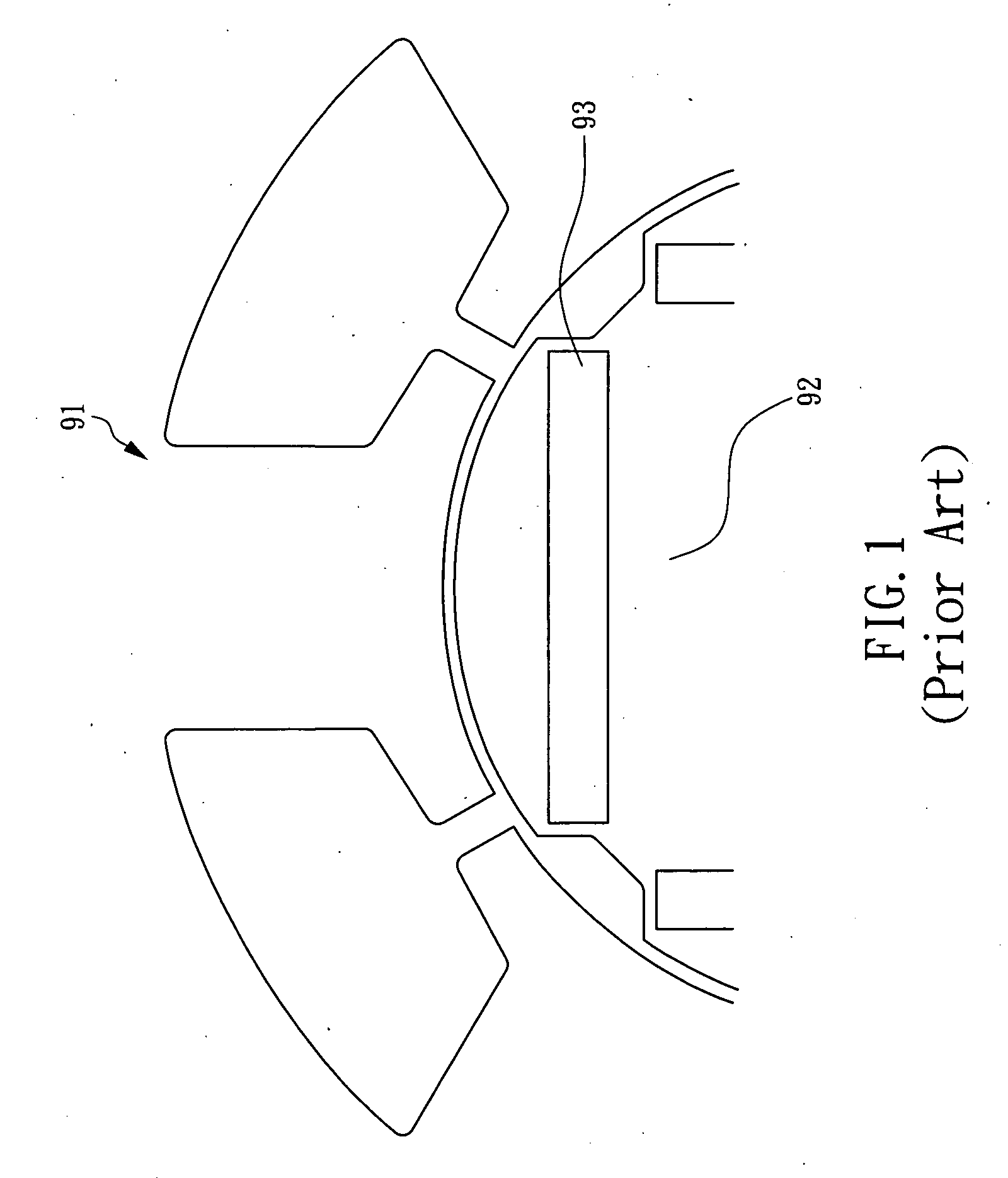 Permanent magnet type magnetic pole core structure capable of minimizing cogging torque for rotating electric machine