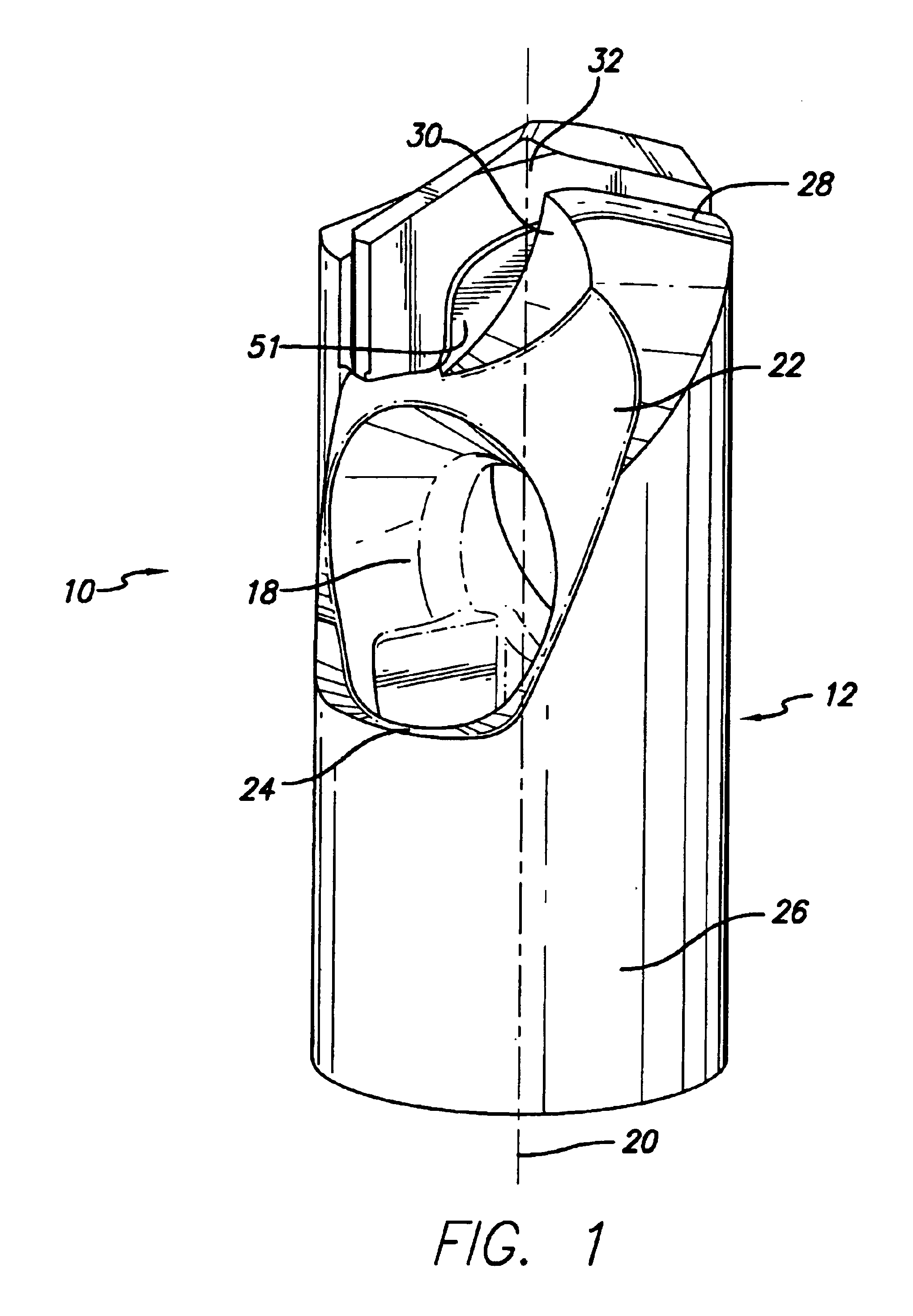 Roof bit and insert assembly