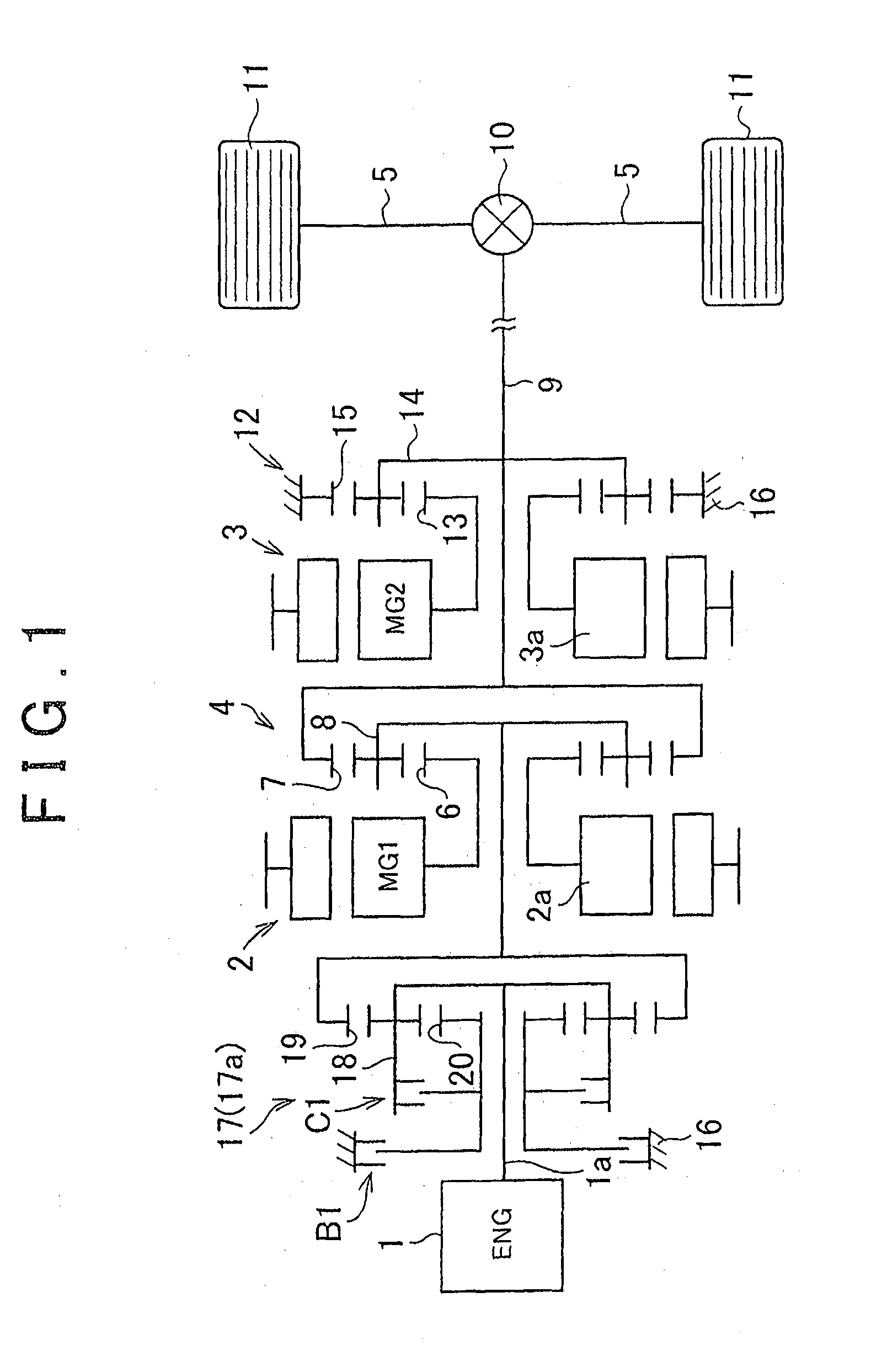 Power transmitting apparatus for hybrid vehicle