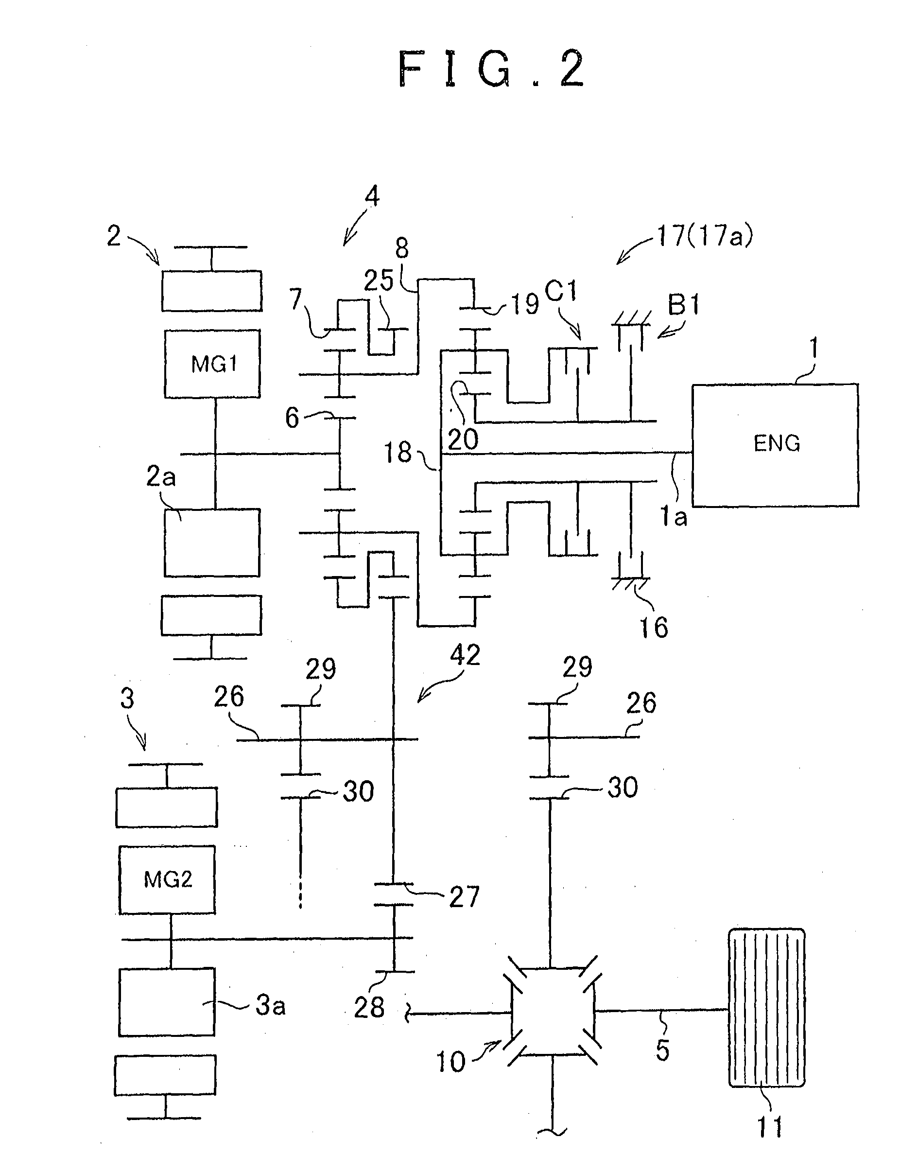 Power transmitting apparatus for hybrid vehicle