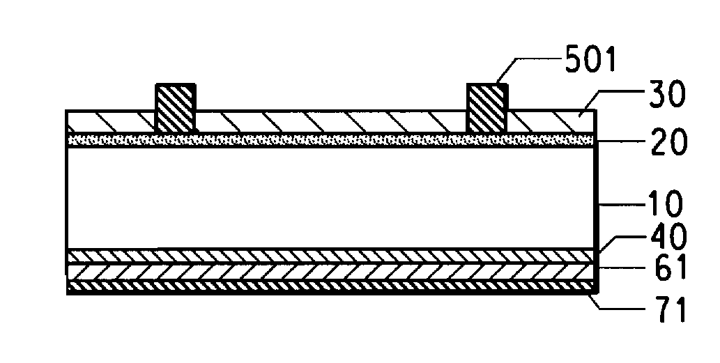 Method of manufacture of semiconductor device and conductive compositions used therein