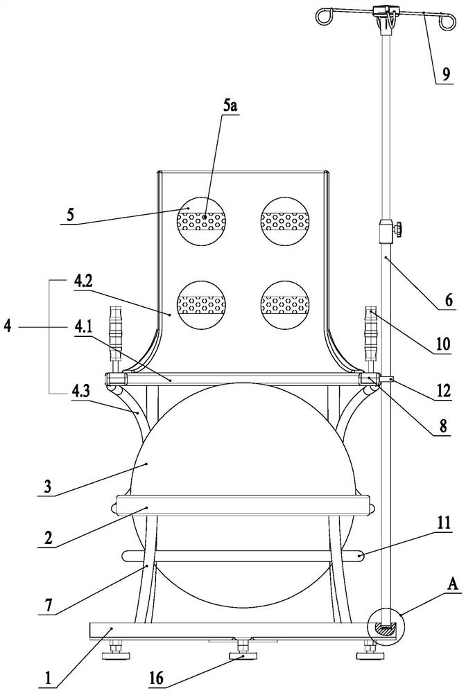 Multifunctional parturition ball chair