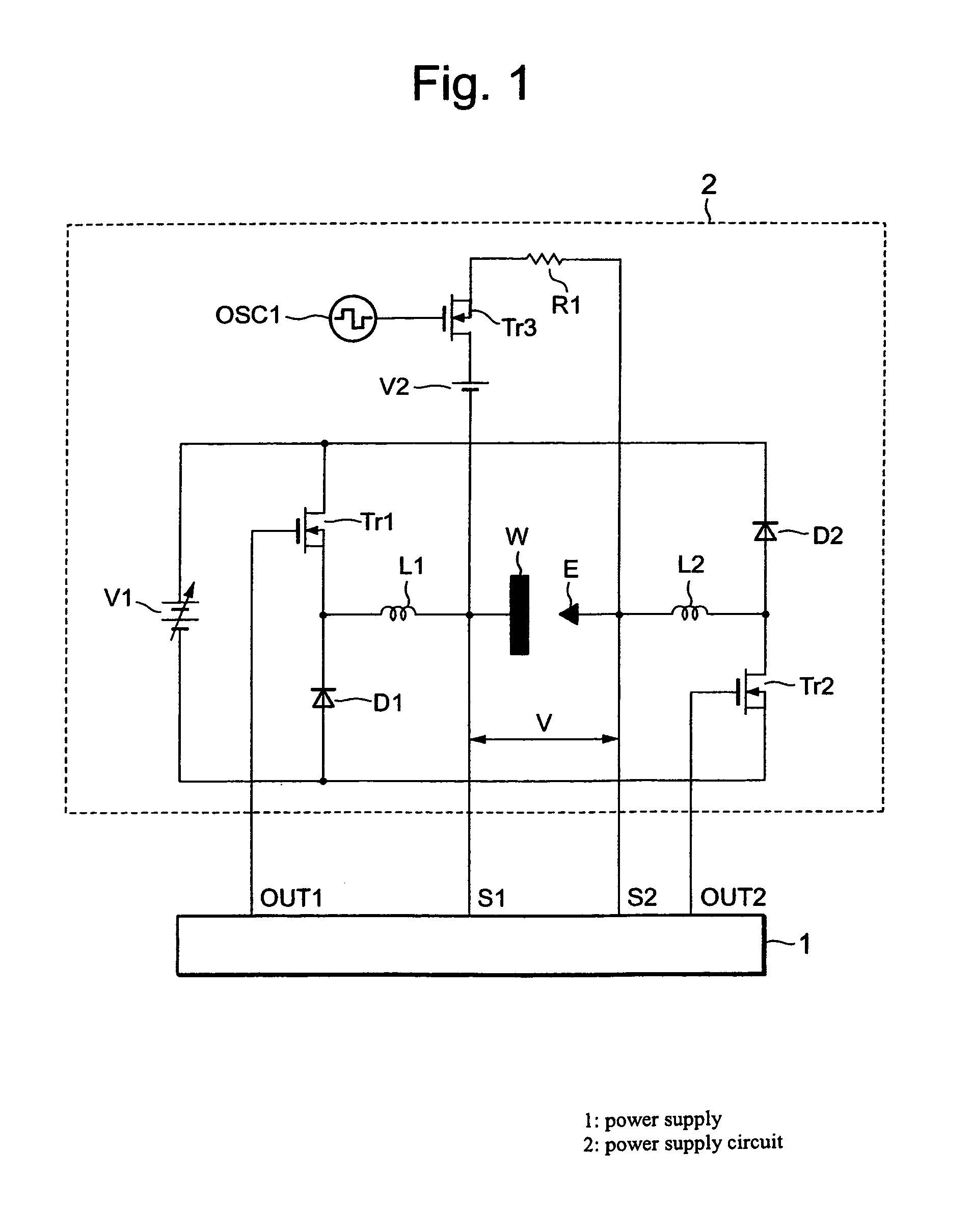 Machining power supply for wire electrical discharge machine