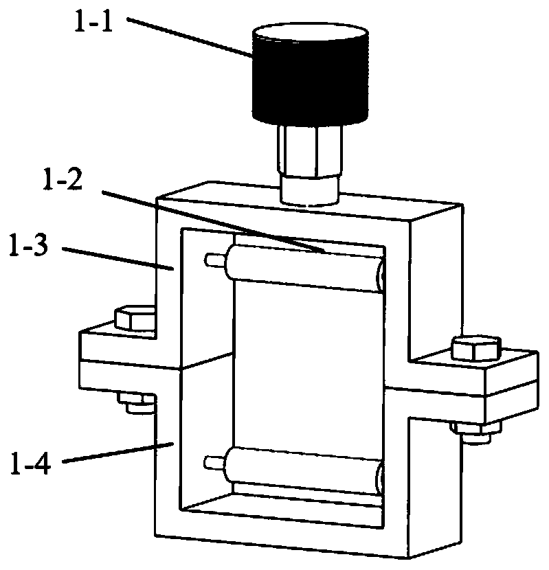 Aerial cable bending rigidity experiment method and device under stretching and bending combination