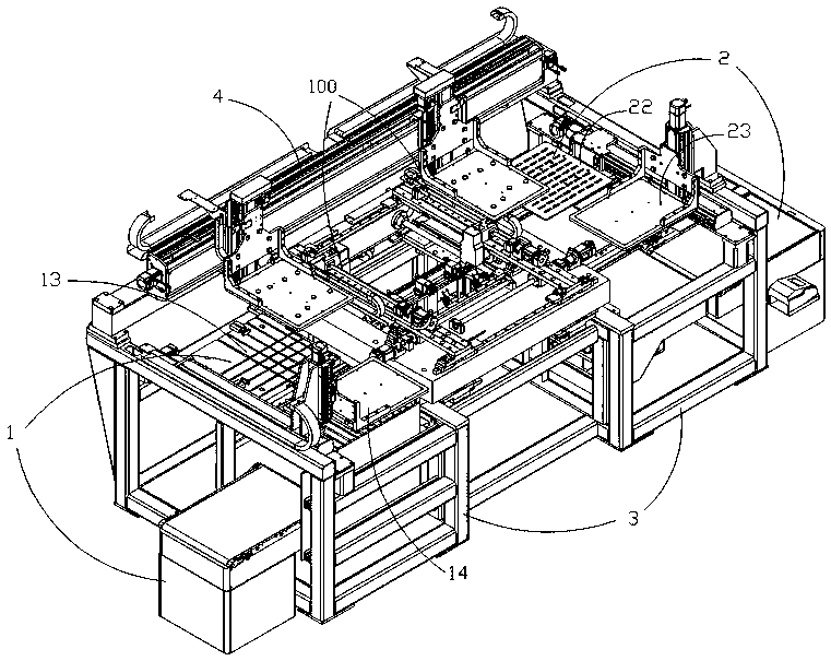 Fully automatic horizontal flying needle test system