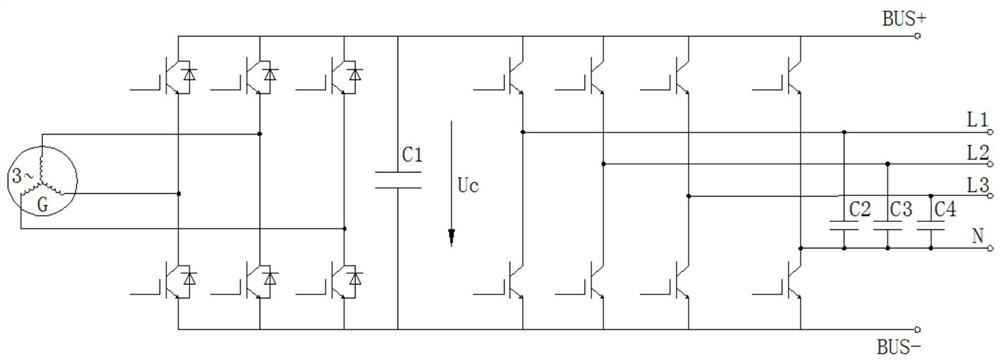 Emergency seamless switching system and method for full-water-cooling permanent magnet synchronous diesel generator set