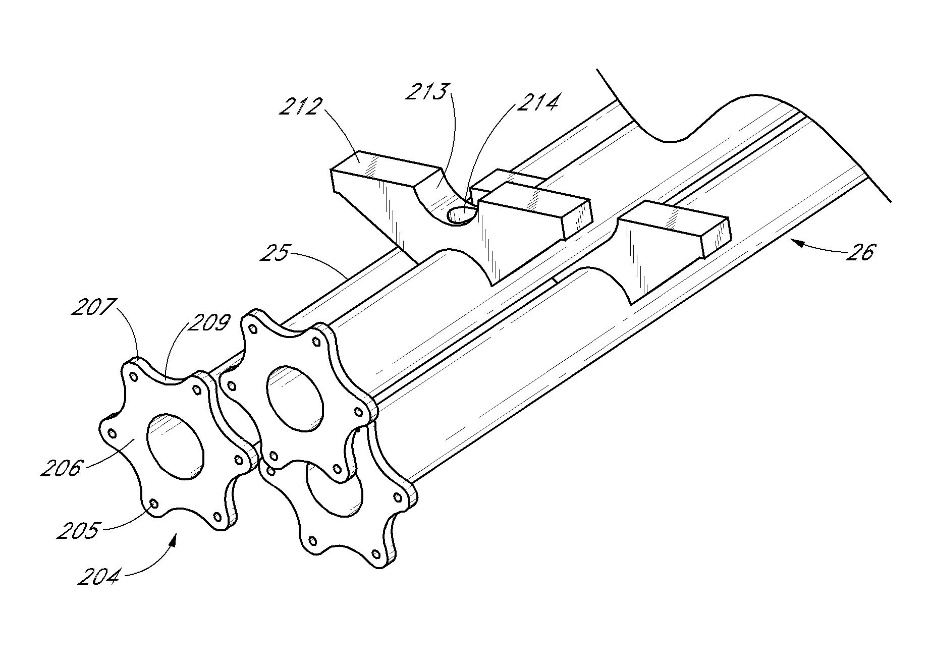 Nested torque tubes for photovoltaic tracking systems