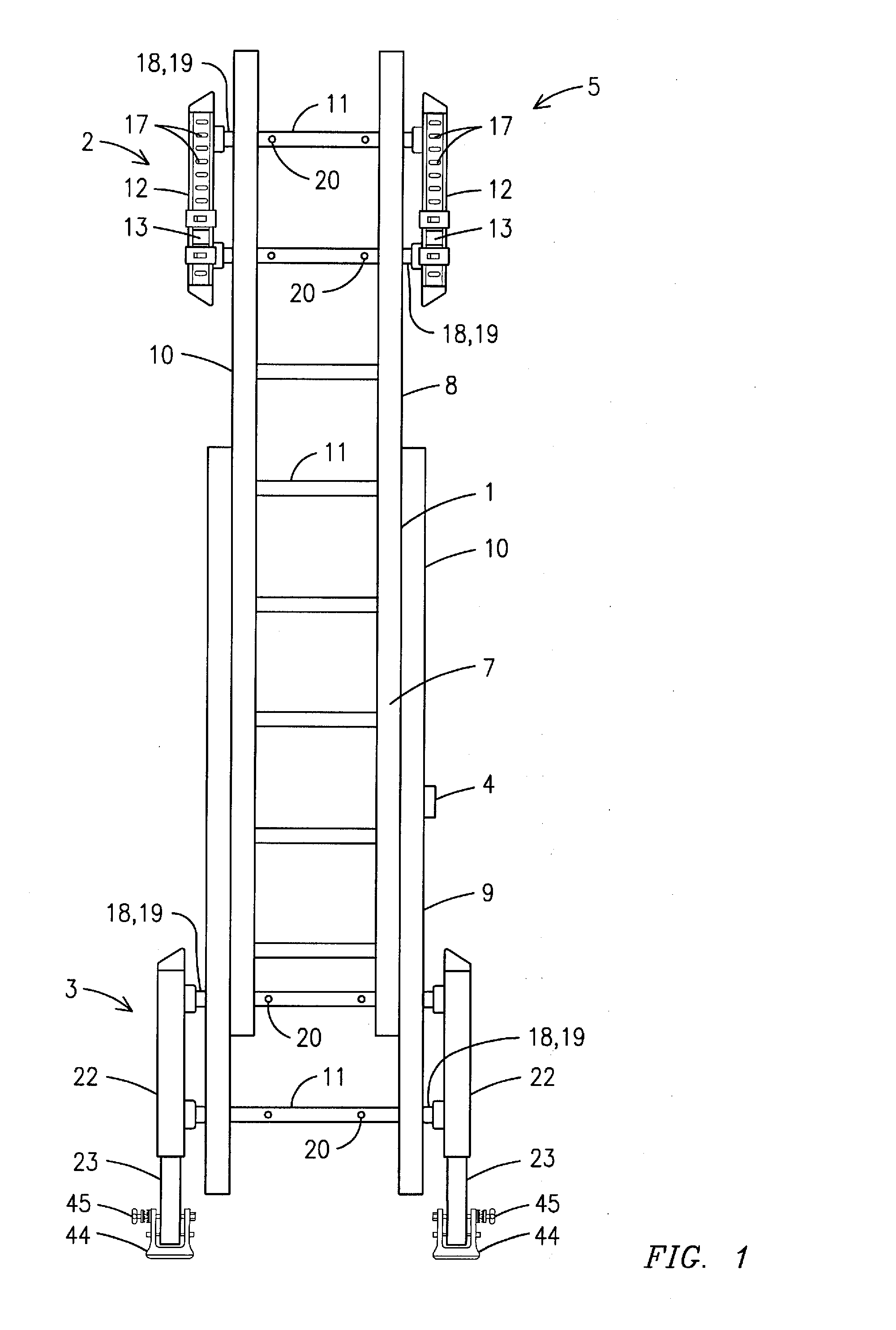 Ladder safety accessory kit