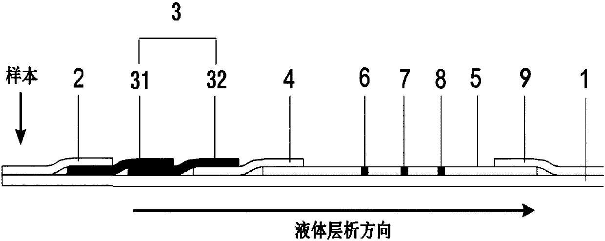 NTx (Naltrexone) detection test paper, kit and preparation method thereof