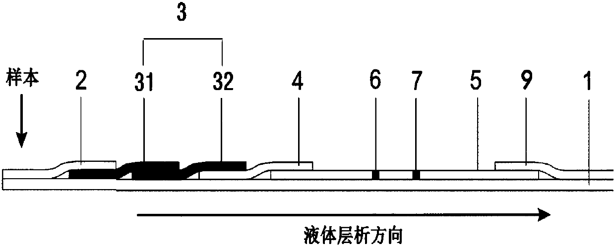 NTx (Naltrexone) detection test paper, kit and preparation method thereof