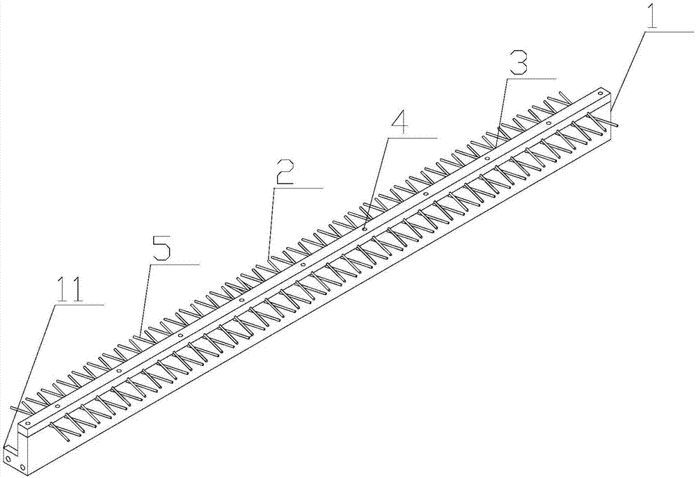 Side positioning device in liquid crystal panel bearing case