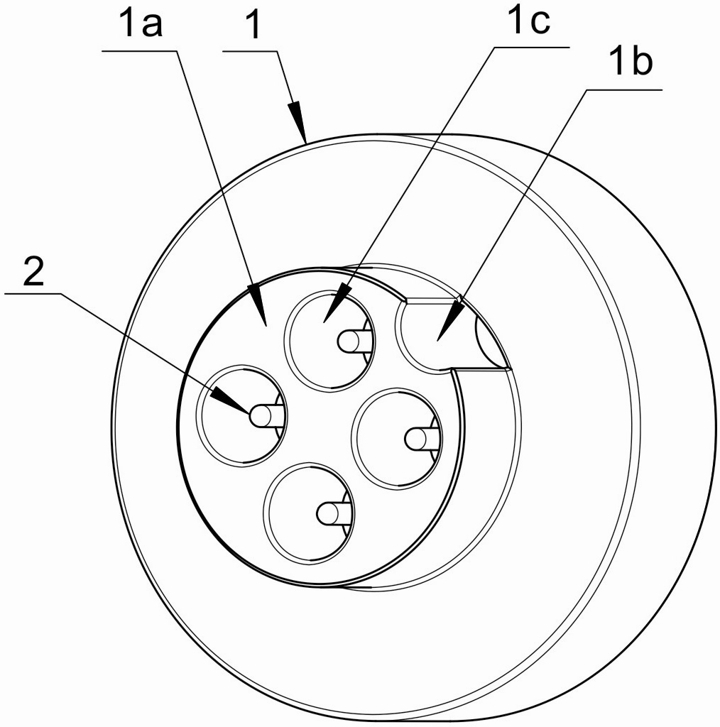 Circular electric connector