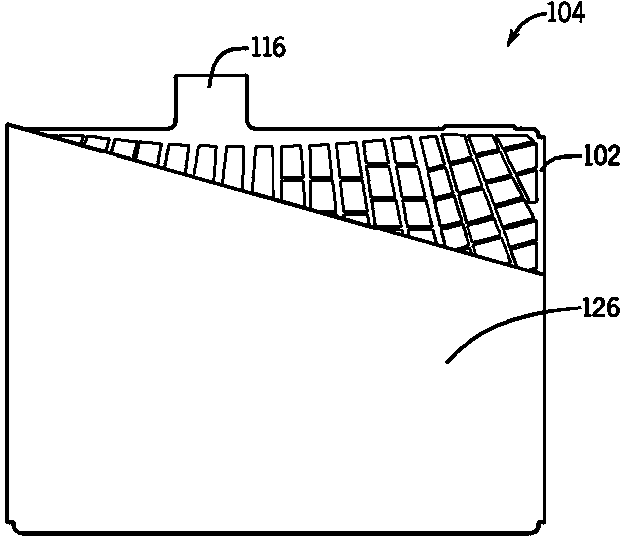 Battery grid with varied corrosion resistance