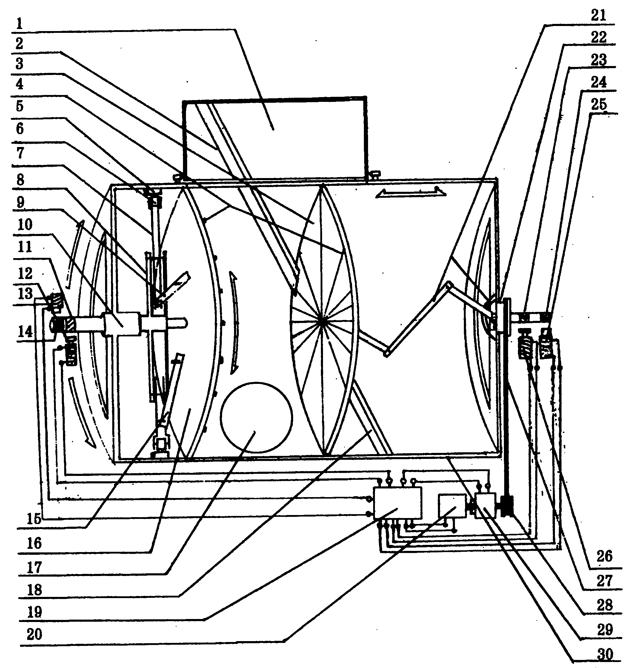 Roller washing machine