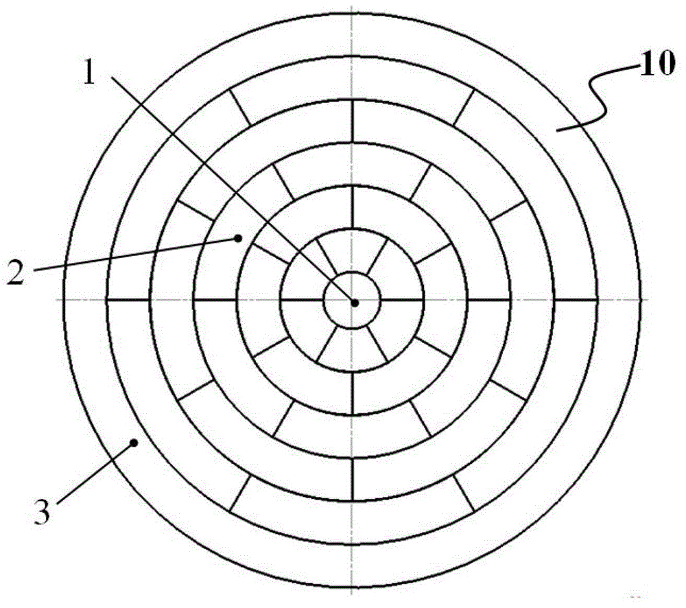 Multi-layer staggered split type high-pressure device