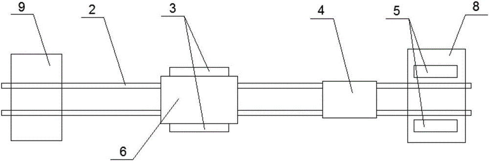 Full-automatic unattended paper feeding system provided with hydraulic shaftless body paper frame