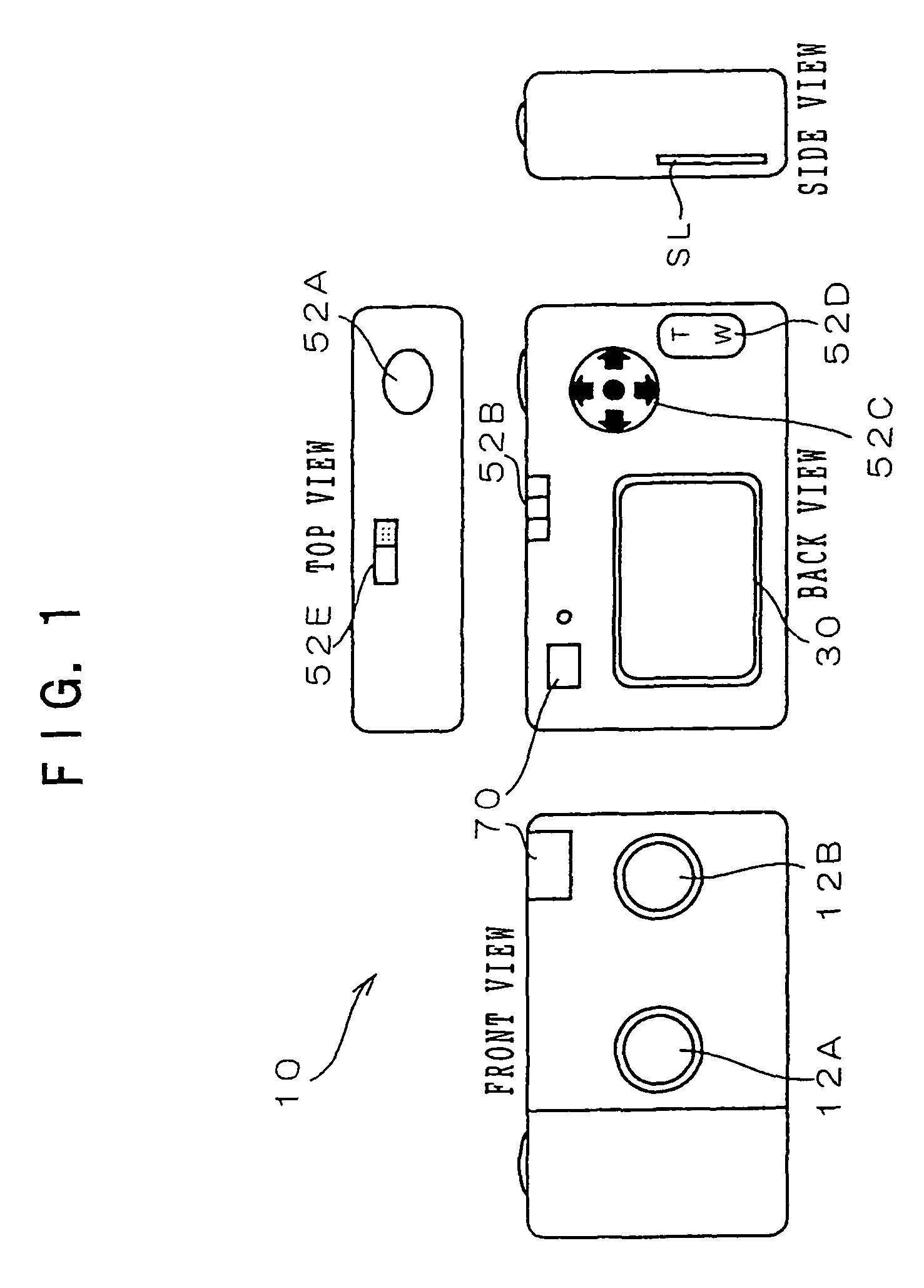 Camera and camera zoom control method