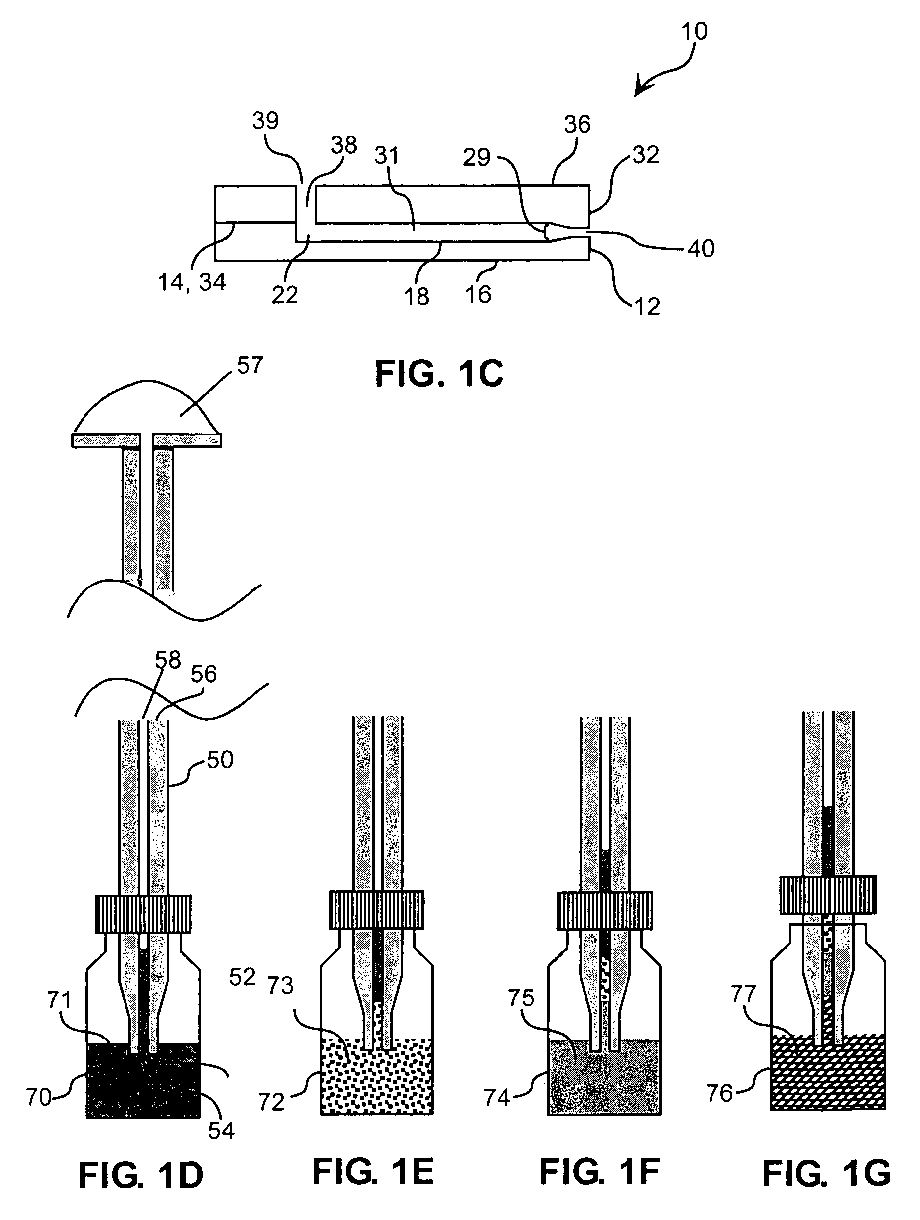 Particle packing of microdevice