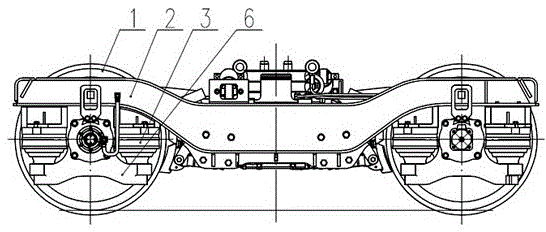 Hydraulic motor drive power bogie