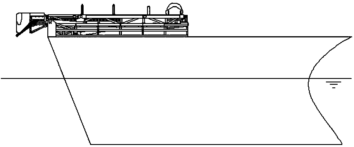 Arresting cable type automatic interfacing recovery device and method during UUV (Unmanned Underwater Vehicle) recovery based on slideway