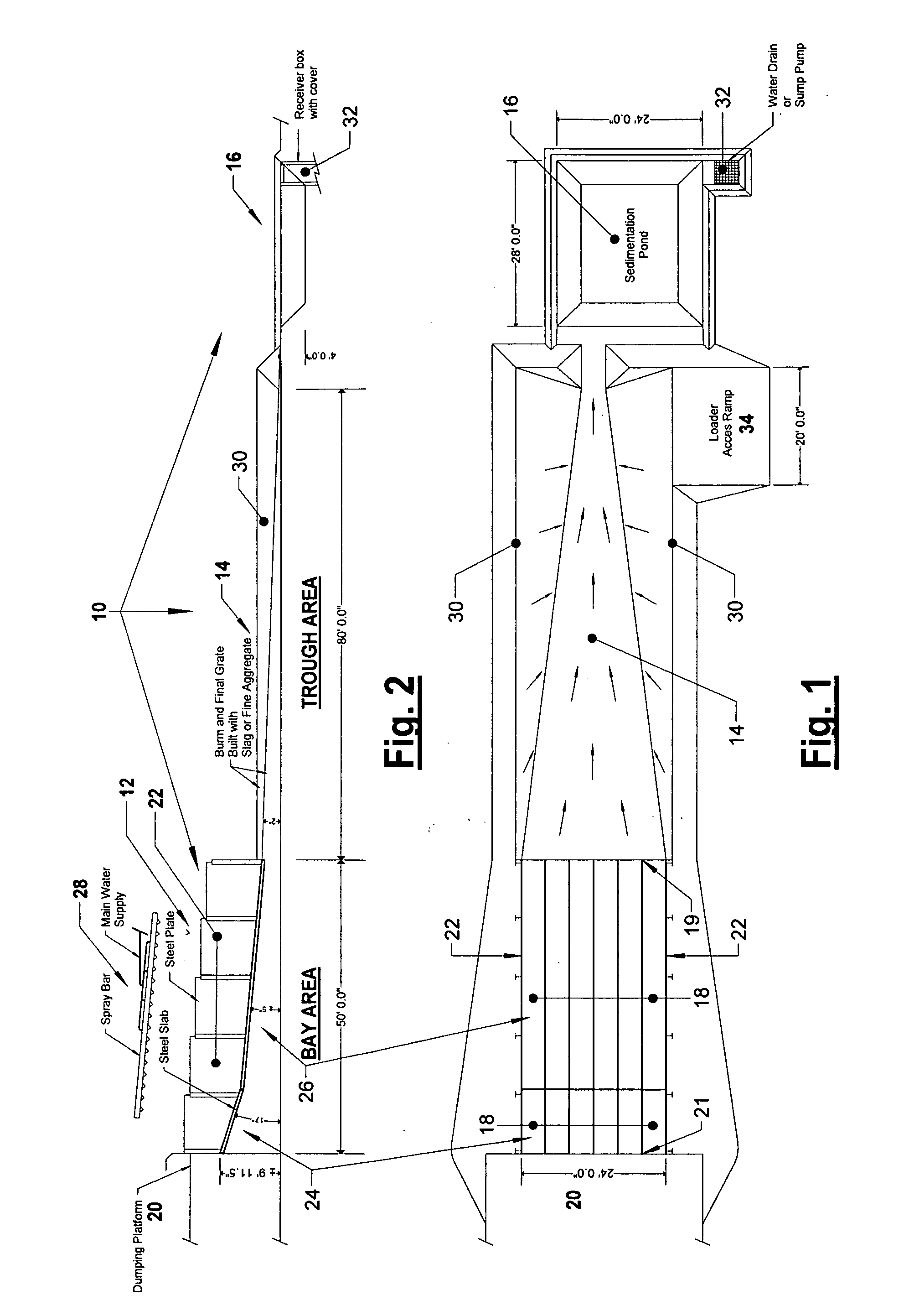 Liquid slag quick quenching apparatus and method