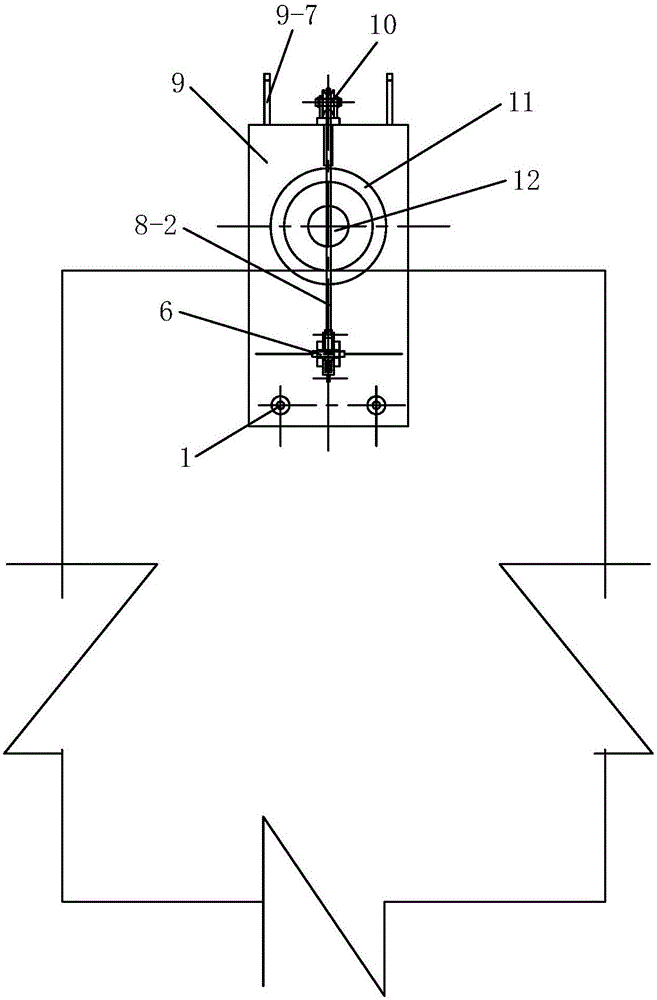 Large-diameter steel tube construction safe suspension device