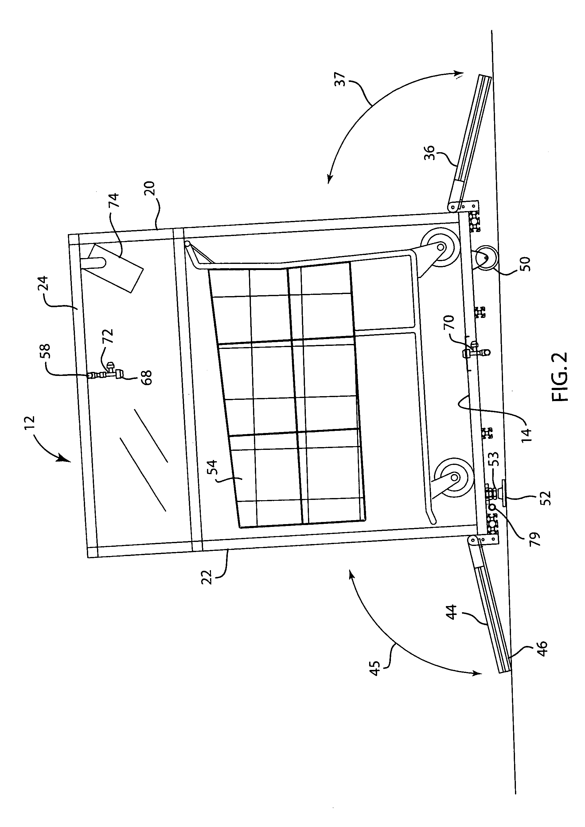 Cart sanitizing system