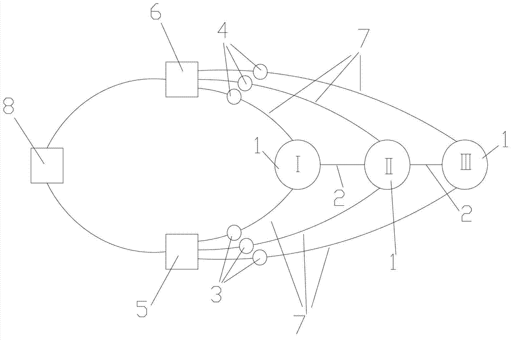 Method for online measurement of air flux of air-water interface of river