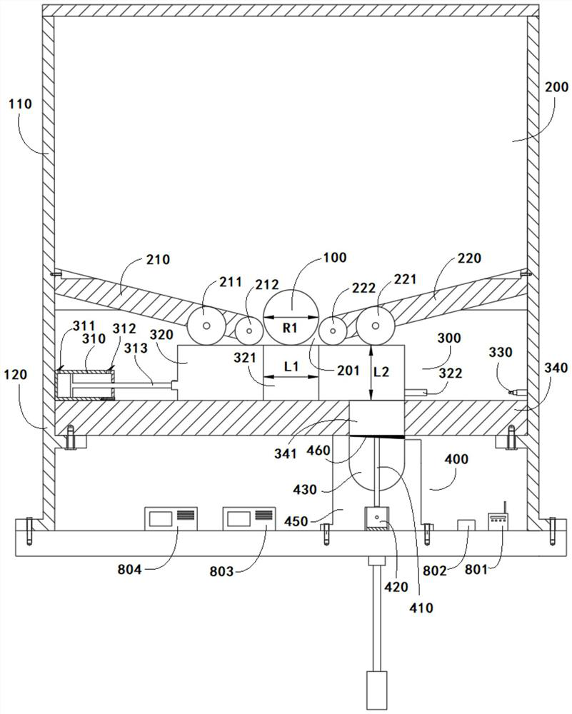 Metal bar feeding device for electroslag metallurgy and adding system of metal bar feeding device