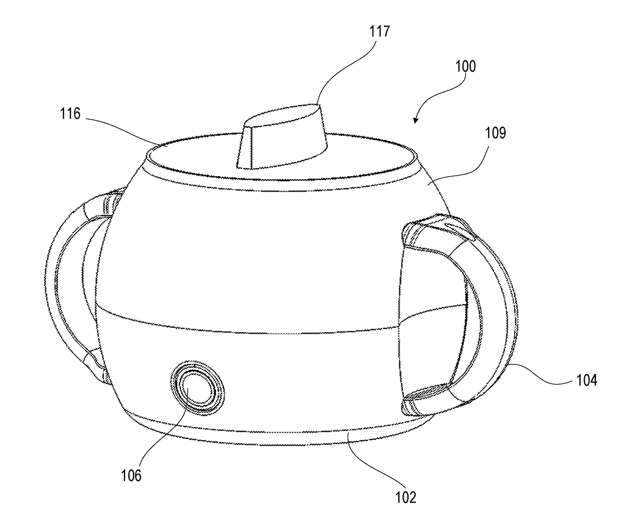 Food heating container