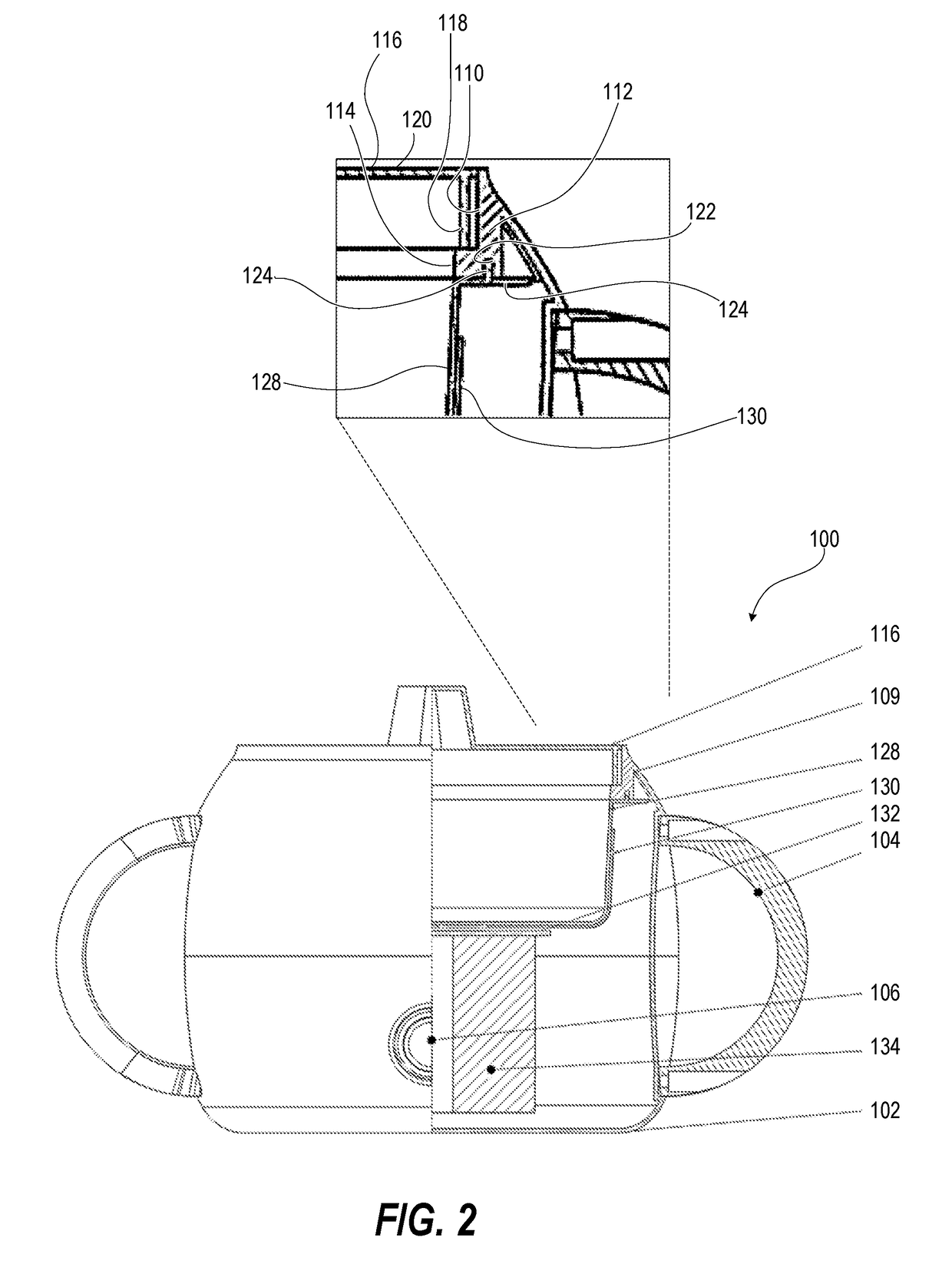 Food heating container