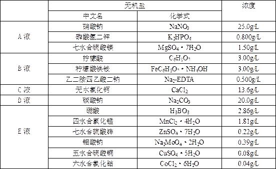 Improved culture medium suitable for vegetative growth of nostoc sphaeroids kutz and preparation method