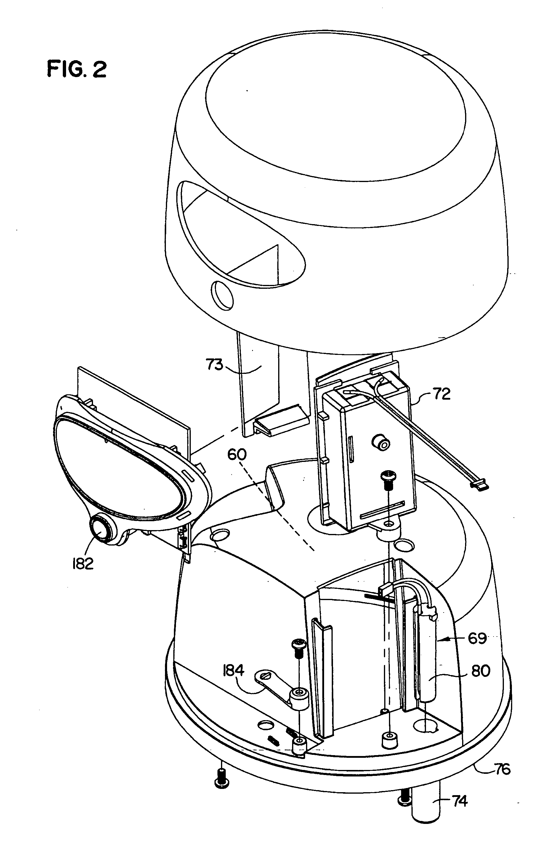 Counter top water filtration system