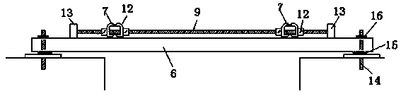 Underground embedded steel column straightening limiting device