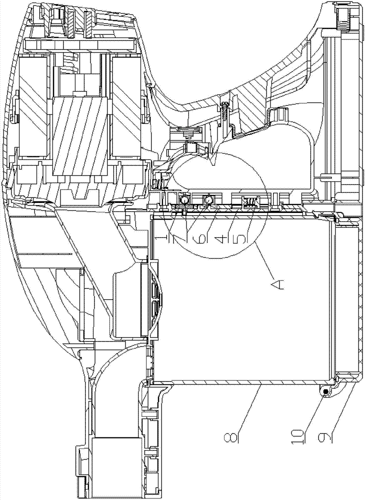 Dust cup orderly releasing mechanism and dust collector thereof