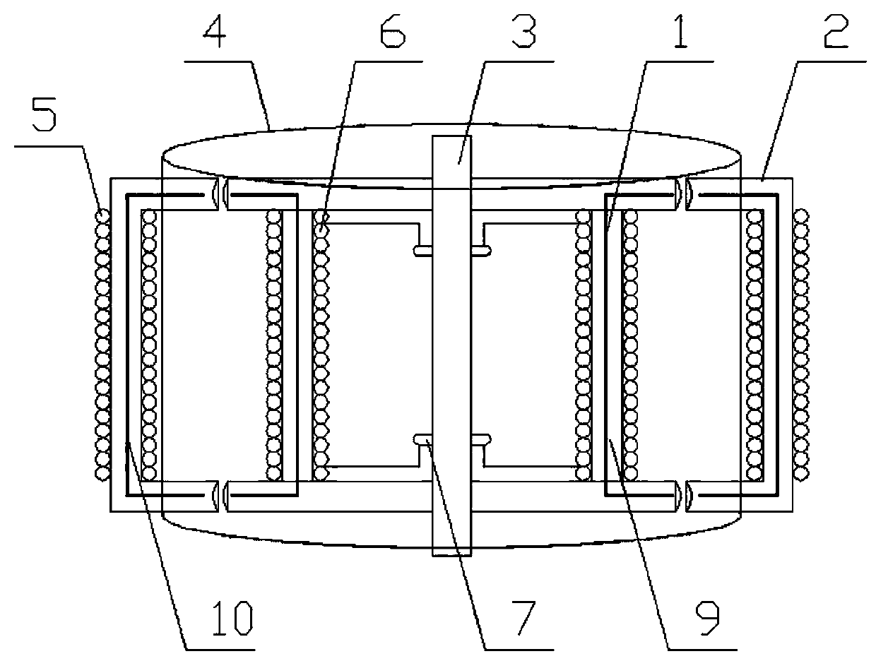 Electric energy recycling type switched reluctance motor