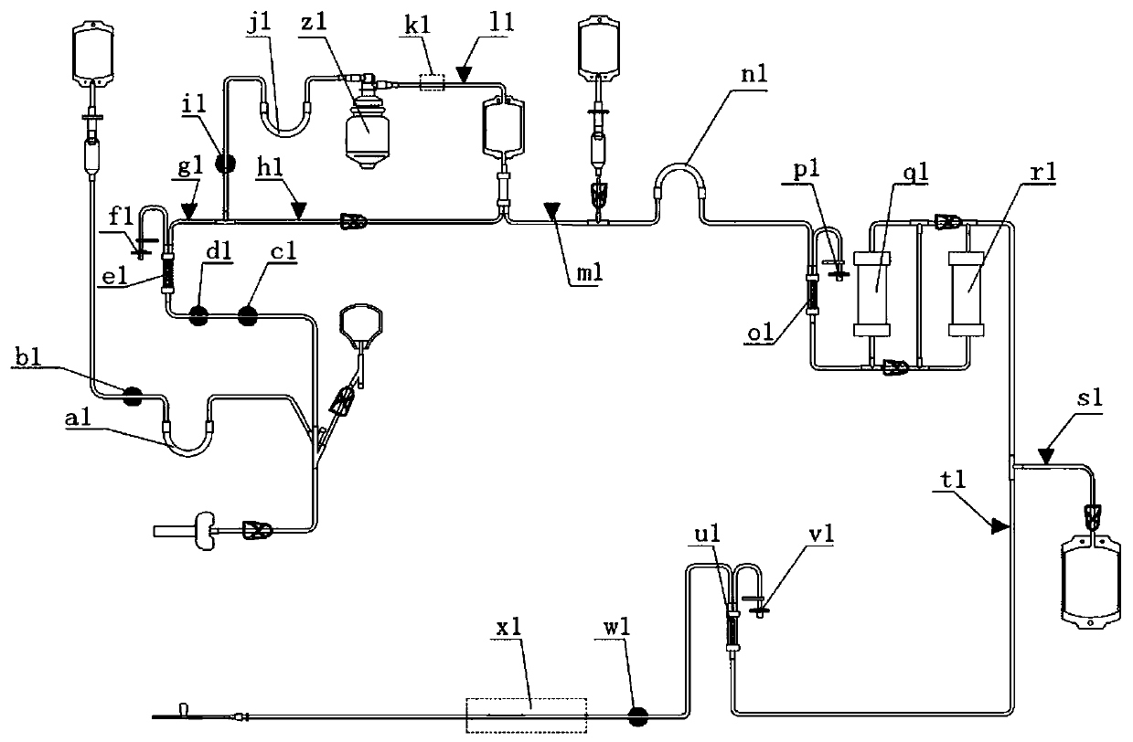 Blood separation comprehensive therapy apparatus complete machine