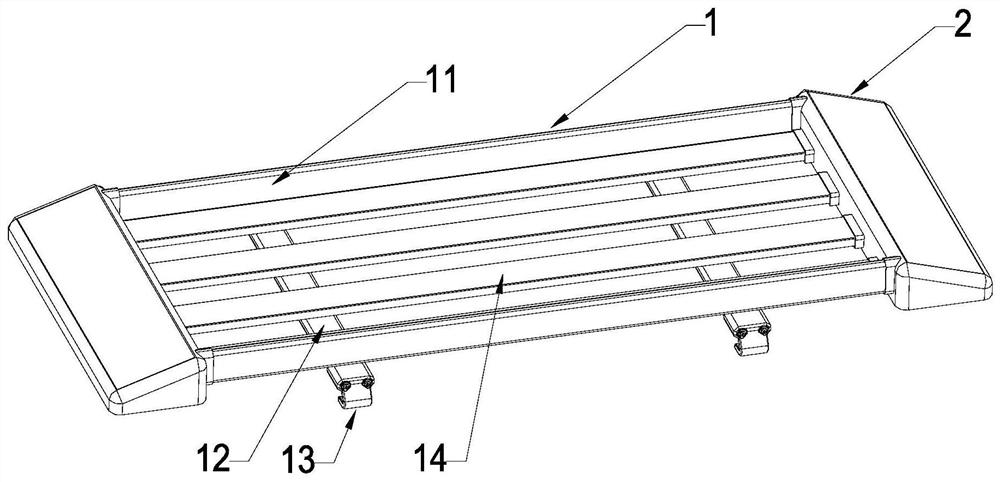 Vehicle-mounted luggage rack with double power supply modes