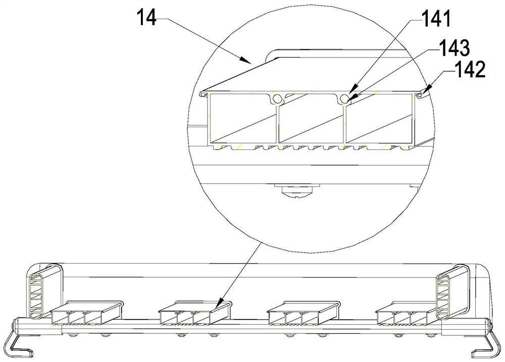 Vehicle-mounted luggage rack with double power supply modes